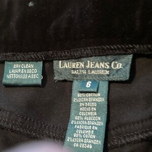 Ralph Lauren Black Straight Leg Jeans